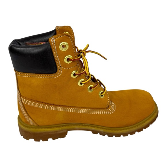 Timberland Womens Premium 6” Boots Waterproof Wheat Nubuck - Picture 6 of 14